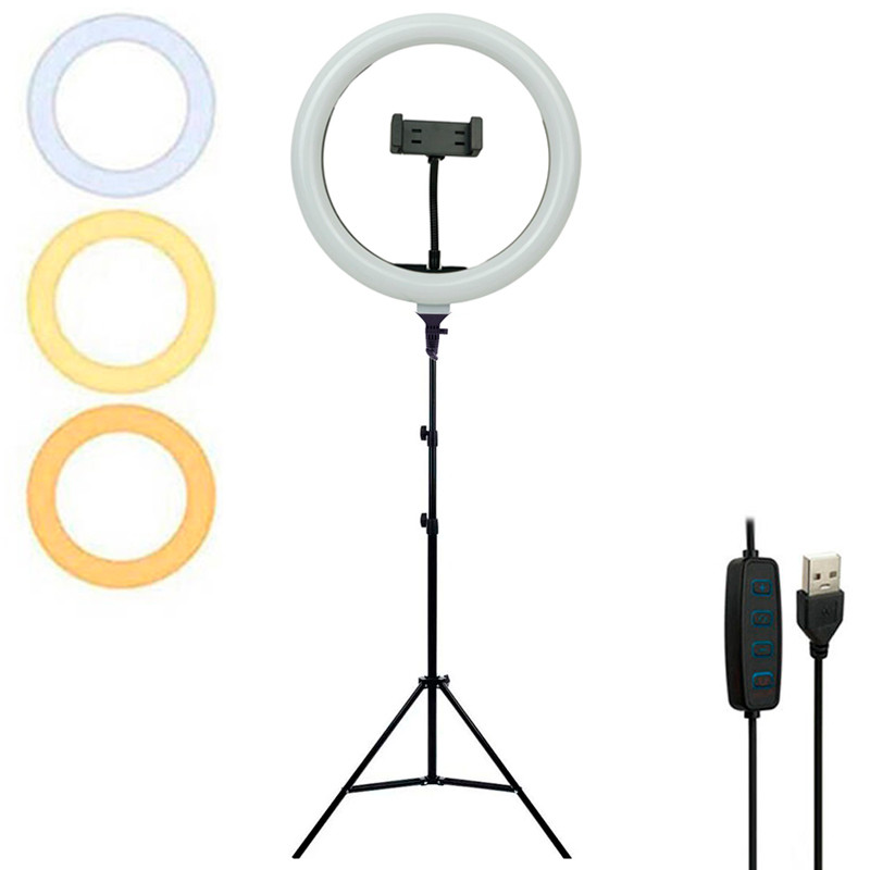 رینگ لایت پایه دار 10 اینچ Hero HX-260