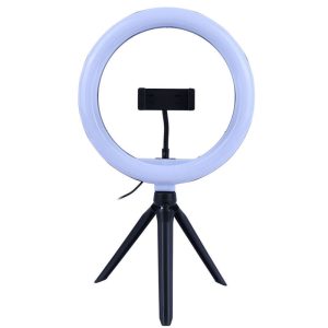 رینگ لایت پایه دار 10 اینچ QX-260 بدون ریموت_692f6bc968a1c.jpeg رینگ لایت پایه دار 10 اینچ QX-260 بدون ریموت