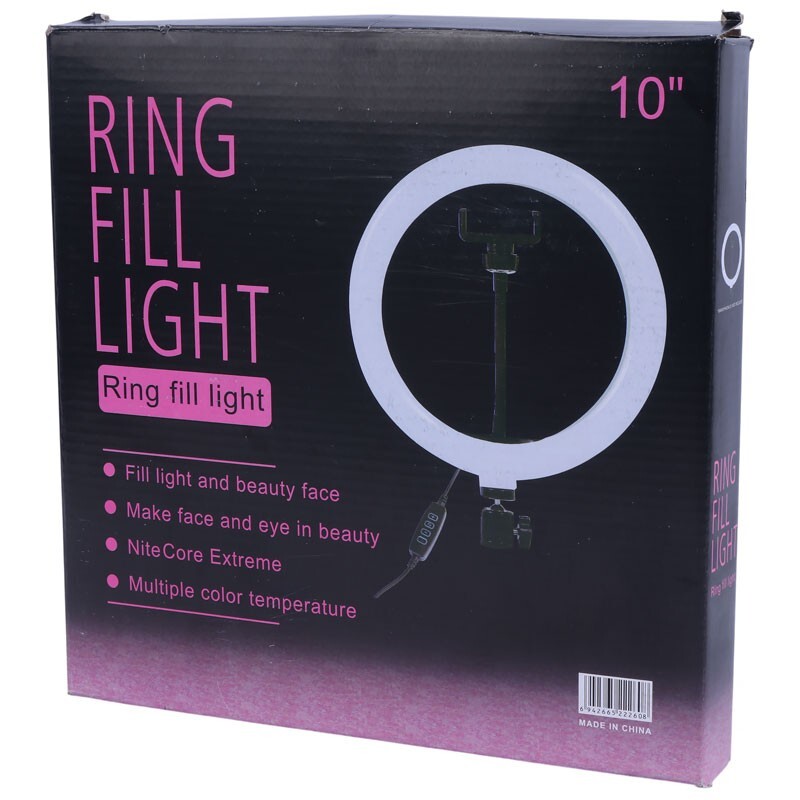 رینگ لایت پایه دار 10 اینچ QX-260 بدون ریموت - Image 3