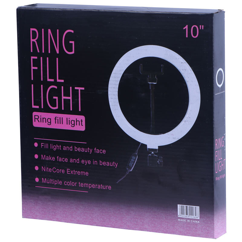 رینگ لایت پایه دار 10 اینچ QX-260 ریموت دار - Image 3