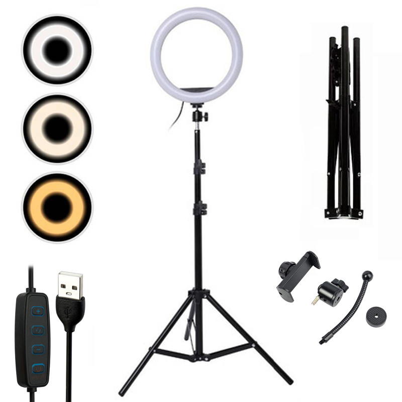 رینگ لایت پایه دار 10 اینچ Ring Fill Light ZMX-260