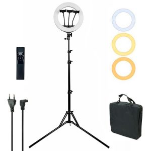 رینگ لایت پایه دار 14 اینچ LED Soft HQ-14N_693310d75fee3.jpeg رینگ لایت پایه دار 14 اینچ LED Soft HQ-14N