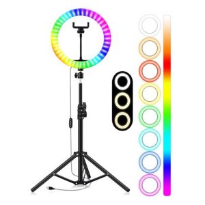 رینگ لایت پایه دار 14 اینچ MJ36 RGB_69332de7738cd.jpeg رینگ لایت پایه دار 14 اینچ MJ36 RGB
