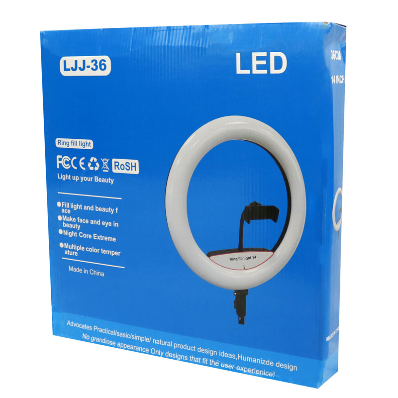 رینگ لایت پایه دار 14 اینچ Ring Fill Light LJJ-36 - Image 3