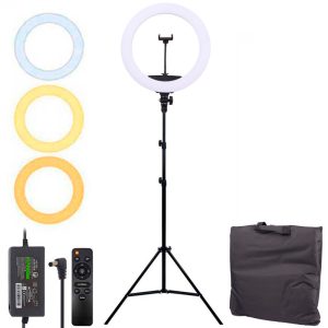 رینگ لایت پایه دار 18 اینچ Hero KY-BK416_6932da317c24e.jpeg رینگ لایت پایه دار 18 اینچ Hero KY-BK416