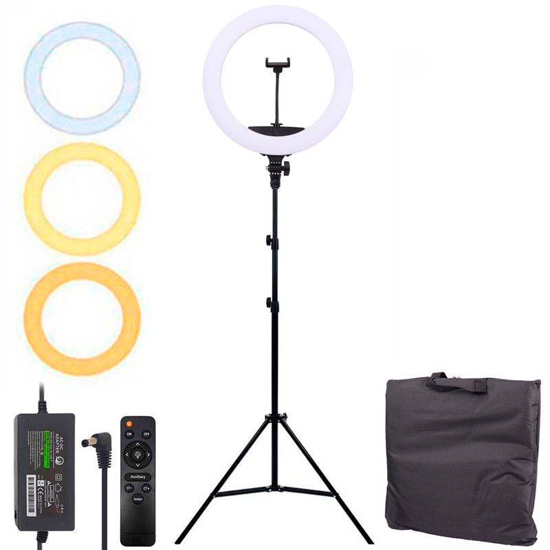 رینگ لایت پایه دار 18 اینچ Hero KY-BK416_6932da317c24e.jpeg