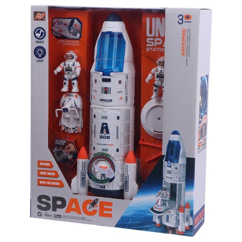 ست اسباب بازی فضاپیما موزیکال دودزا Hanwei Toys Space Craft NO.H202A_6940694013e37.jpeg