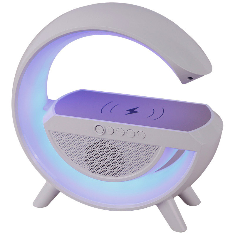 شارژر بی سیم و چراغ رومیزی اسپیکر دار BT-2301 15W