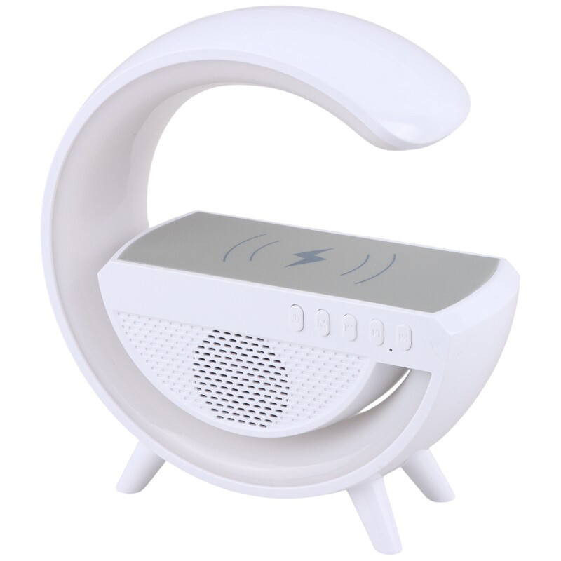 شارژر بی سیم و چراغ رومیزی اسپیکر دار G500 5W - Image 3