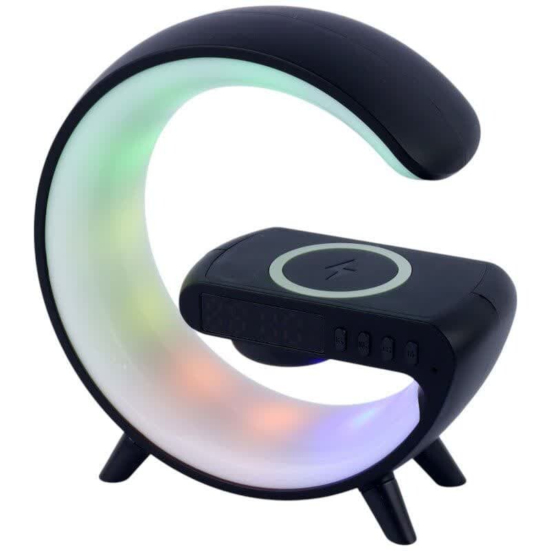 شارژر بی سیم و چراغ رومیزی اسپیکر دار G63 15W - Image 3