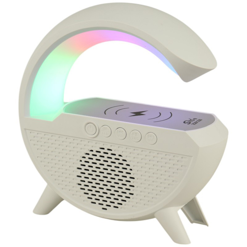 شارژر بی سیم و چراغ رومیزی اسپیکر دار Sing-E ZQS1228 - Image 3