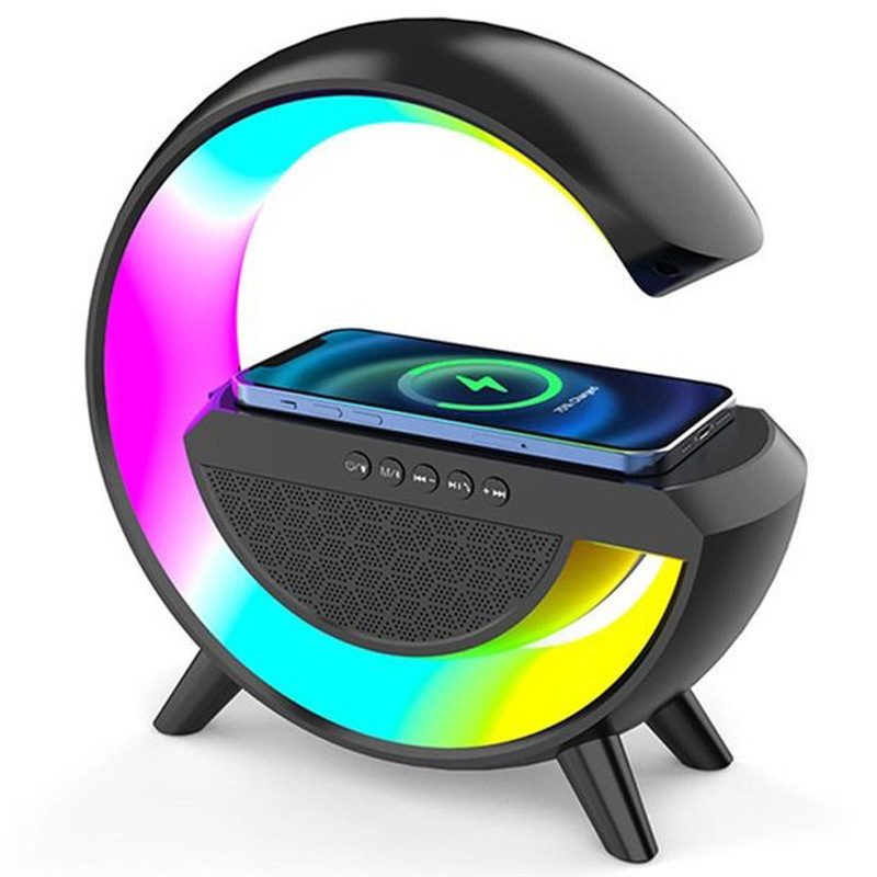 شارژر بی سیم و چراغ رومیزی اسپیکر دار ZQS1220 MZ-021 10W - Image 3