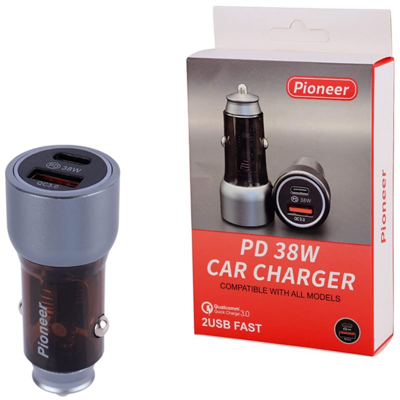 شارژر فندکی فست شارژ Pioneer 3.6A QC3.0 PD 38W_69424e3585949.jpeg