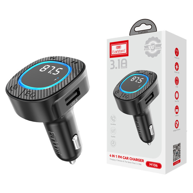 شارژر فندکی و اف ام پلیر بلوتوثی 15.5 وات ارلدام ET-M106_69423fdce7b74.jpeg