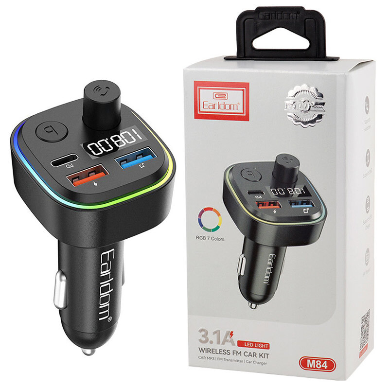 شارژر فندکی و اف ام پلیر بلوتوثی 18 وات ارلدام ET-M84_694243c5a09c0.jpeg