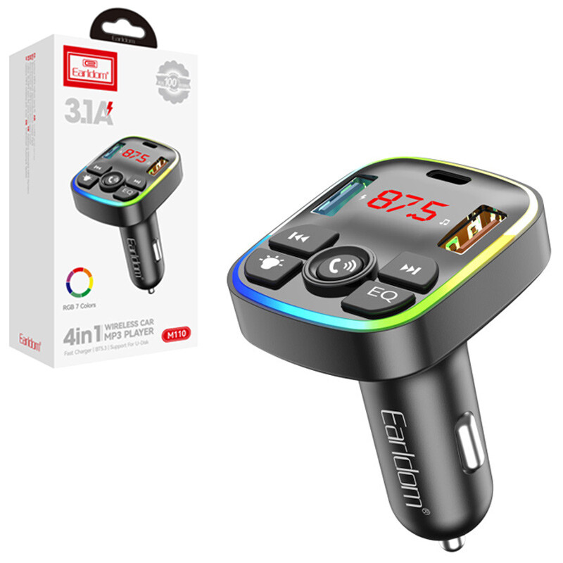 شارژر فندکی و اف ام پلیر بلوتوثی ارلدام ET-M110_6935ab4e86731.jpeg
