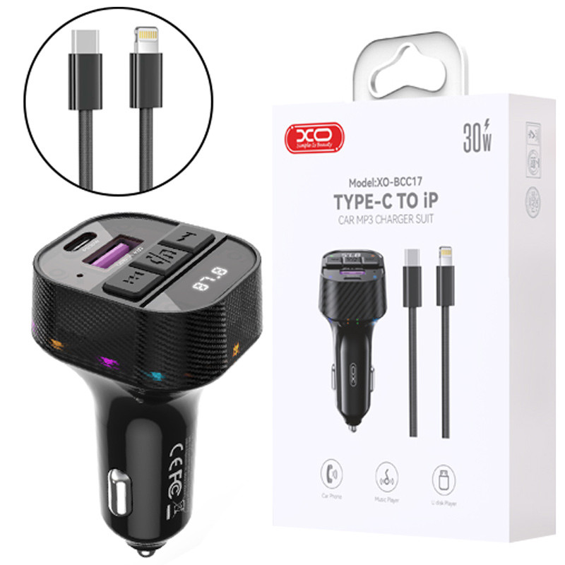 شارژر فندکی + FM Player بلوتوثی XO XO-BCC17 + کابل تبدیل آیفونی_69424f3aa4f2e.jpeg