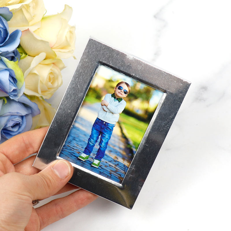 قاب عکس مگنتی نقره ای10*7 سانتی متر - Image 3