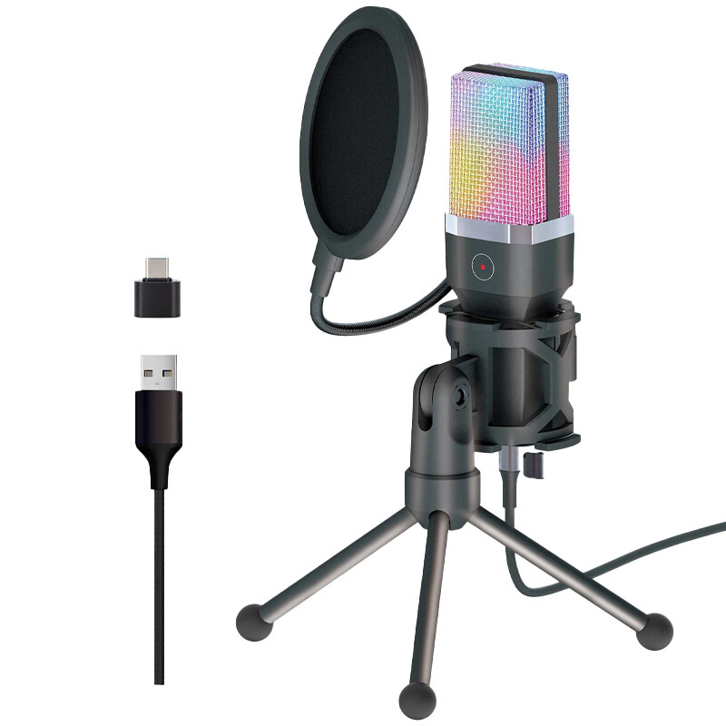 میکروفون رومیزی کندانسور Yanmai X1R RGB - Image 3