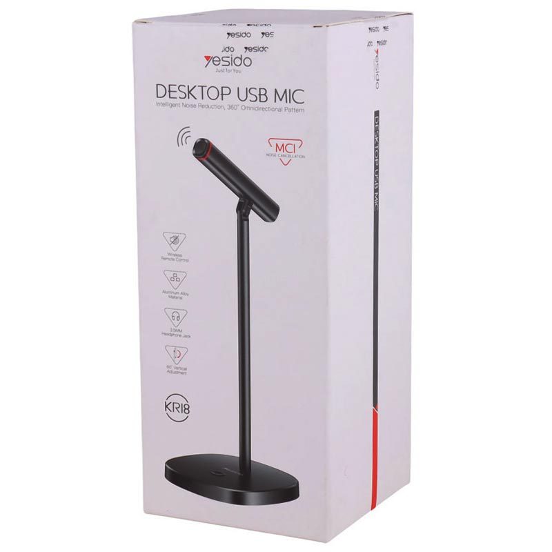 میکروفون رومیزی Yesido KR18 - Image 3