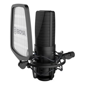 میکروفون کندانسور Boya BY-M1000 + پاپ فیلتر_693323c2cd915.jpeg میکروفون کندانسور Boya BY-M1000 + پاپ فیلتر