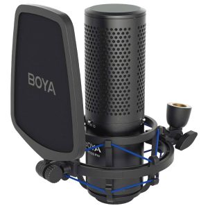 میکروفون کندانسور Boya BY-M1000 PRO + پاپ فیلتر_692f6fa3872a8.jpeg میکروفون کندانسور Boya BY-M1000 PRO + پاپ فیلتر