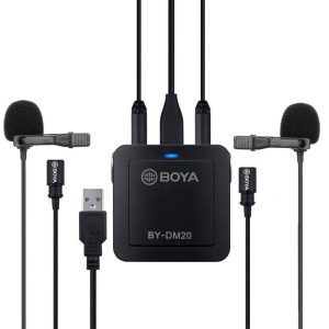 میکروفون یقه ای Boya BY-DM20_693324dd5995b.jpeg میکروفون یقه ای Boya BY-DM20