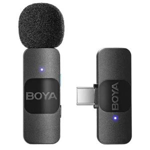 میکروفون یقه ای بی سیم Boya BY-V10_692f70d86b512.jpeg میکروفون یقه ای بی سیم Boya BY-V10