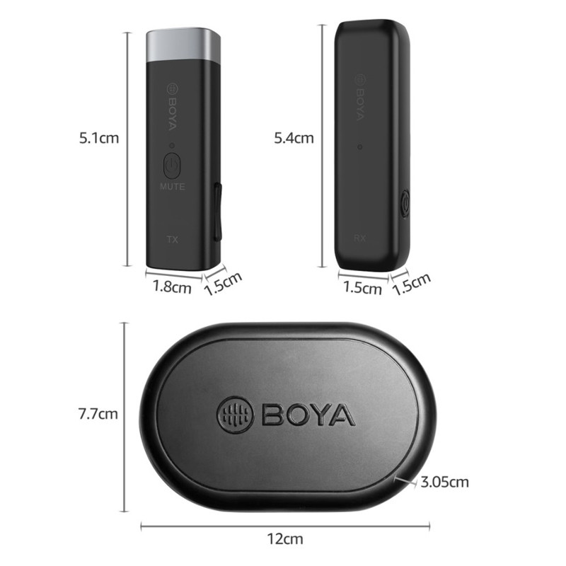 میکروفون یقه ای بی سیم Boya BY-WM3U - Image 3