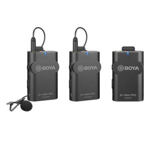 میکروفون یقه ای بی سیم Boya BY-WM4 Pro-K2_6933225024c54.jpeg میکروفون یقه ای بی سیم Boya BY-WM4 Pro-K2
