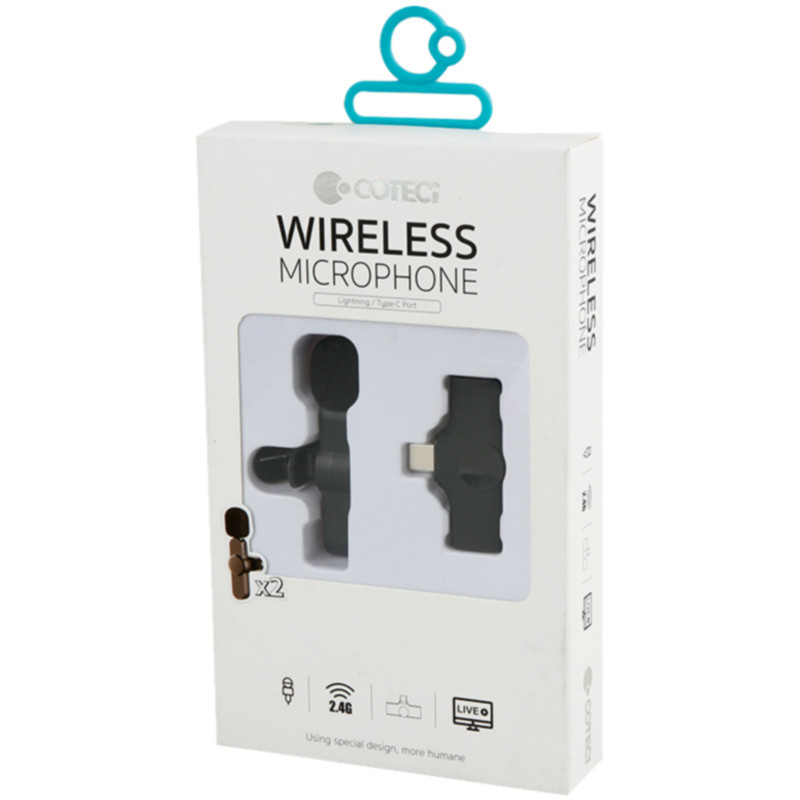 میکروفون یقه ای بی سیم Coteci 74005 - Image 3