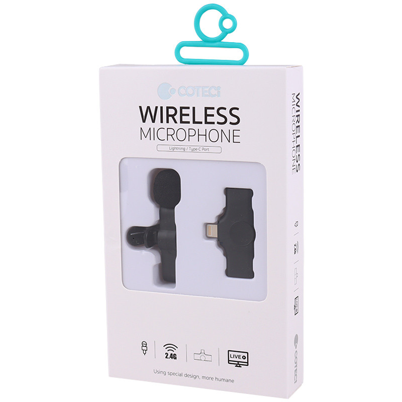 میکروفون یقه ای بی سیم Coteci 74006 - Image 3