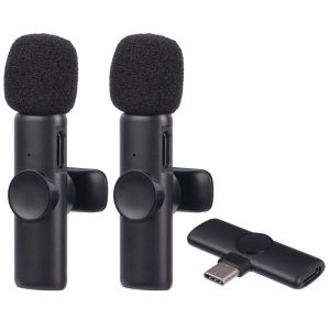 میکروفون یقه ای بی سیم دوتایی K11 Type-C_6932cd8b1e6fd.jpeg میکروفون یقه ای بی سیم دوتایی K11 Type-C