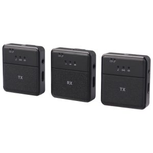 میکروفون یقه ای بی سیم دوتایی SX9_6932bd88003e9.jpeg میکروفون یقه ای بی سیم دوتایی SX9