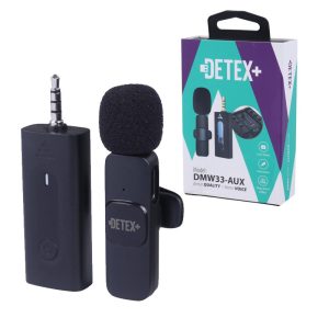 میکروفون یقه ای بی سیم Detex+ DMW33-AUX AUX