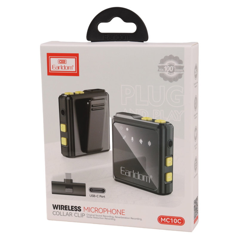میکروفون یقه ای بی سیم Earldom ET-MC10C - Image 3
