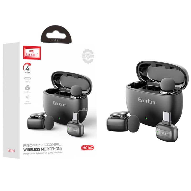 میکروفون یقه ای بی سیم Earldom ET-MC16C Type-C