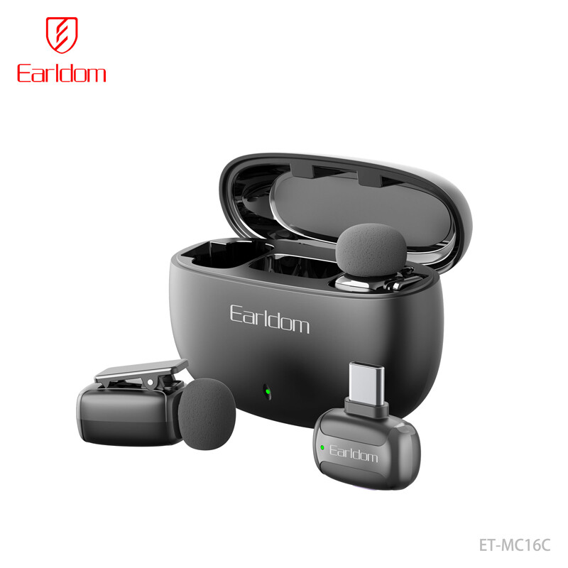 میکروفون یقه ای بی سیم Earldom ET-MC16C Type-C - Image 3