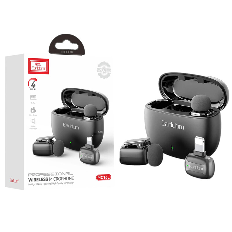 میکروفون یقه ای بی سیم Earldom ET-MC16L Lightning