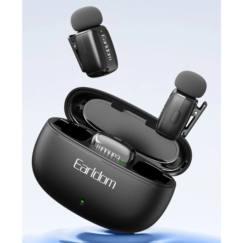 میکروفون یقه ای بی سیم Earldom ET-MC16L Lightning - Image 3