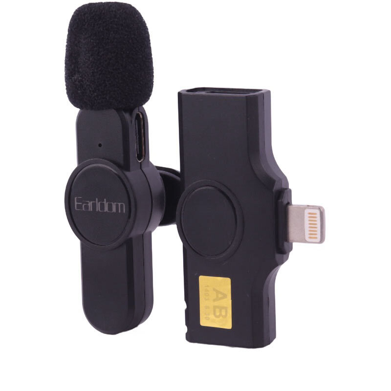 میکروفون یقه ای بی سیم Earldom ET-MC3L Lightning - Image 3