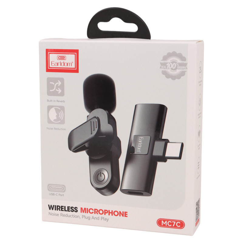 میکروفون یقه ای بی سیم Earldom ET-MC7C - Image 3