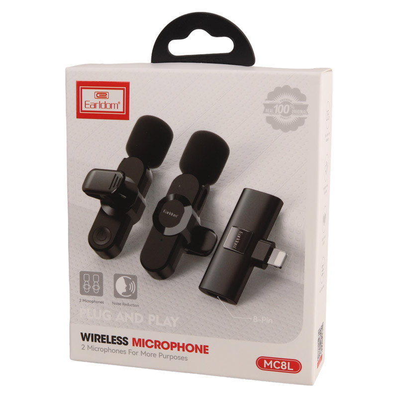 میکروفون یقه ای بی سیم Earldom ET-MC8L - Image 3