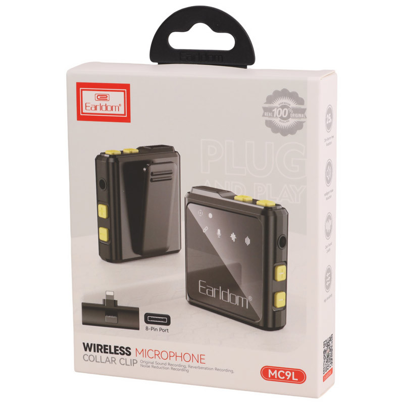 میکروفون یقه ای بی سیم Earldom ET-MC9L - Image 3