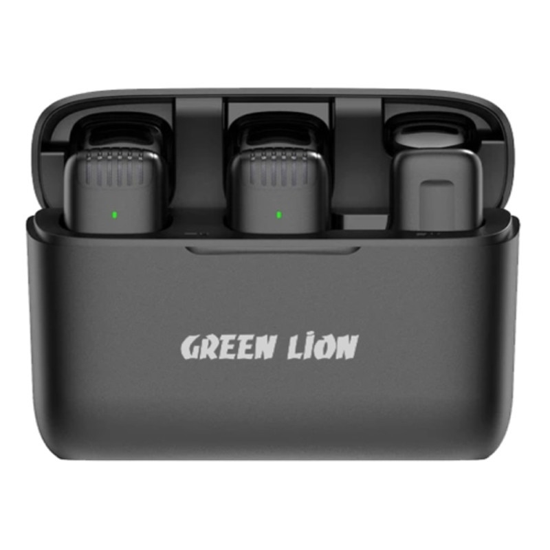 میکروفون یقه ای بی سیم Green Lion GN2WMICLGBK Lightning