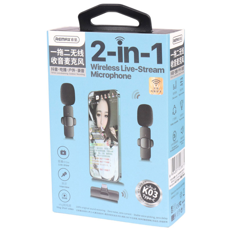 میکروفون یقه ای بی سیم K03 - Image 3