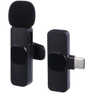 میکروفون یقه ای بی سیم K9 Grade B Type-C_6932c9b6dbeea.jpeg میکروفون یقه ای بی سیم K9 Grade B Type-C