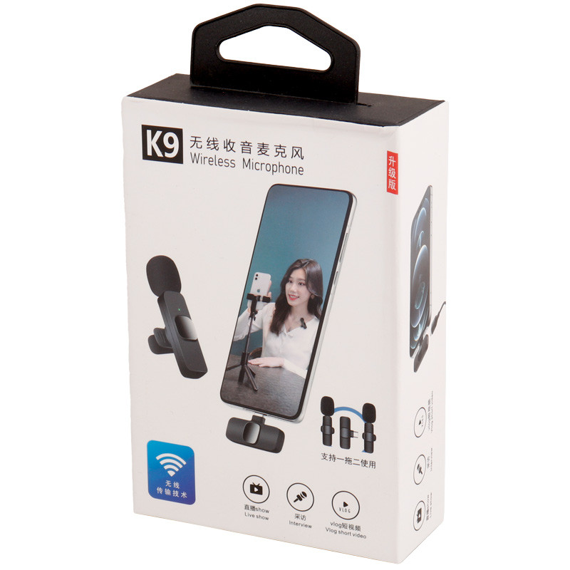 میکروفون یقه ای بی سیم K9 Type-C - Image 3