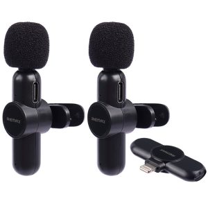 میکروفون یقه ای بی سیم Remax K10 Lightning_6932cf27631e3.jpeg میکروفون یقه ای بی سیم Remax K10 Lightning