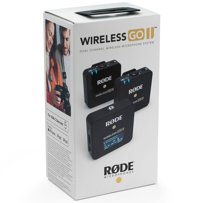 میکروفون یقه ای بی سیم Rode Wireless GO II Dual TX - Image 3